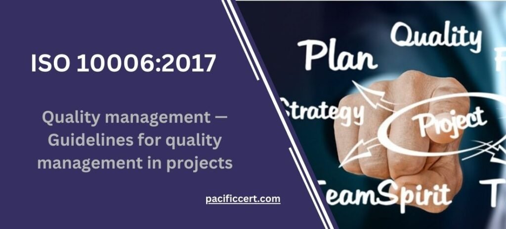 ISO 10006:2017-Quality management — Guidelines for quality management in projects