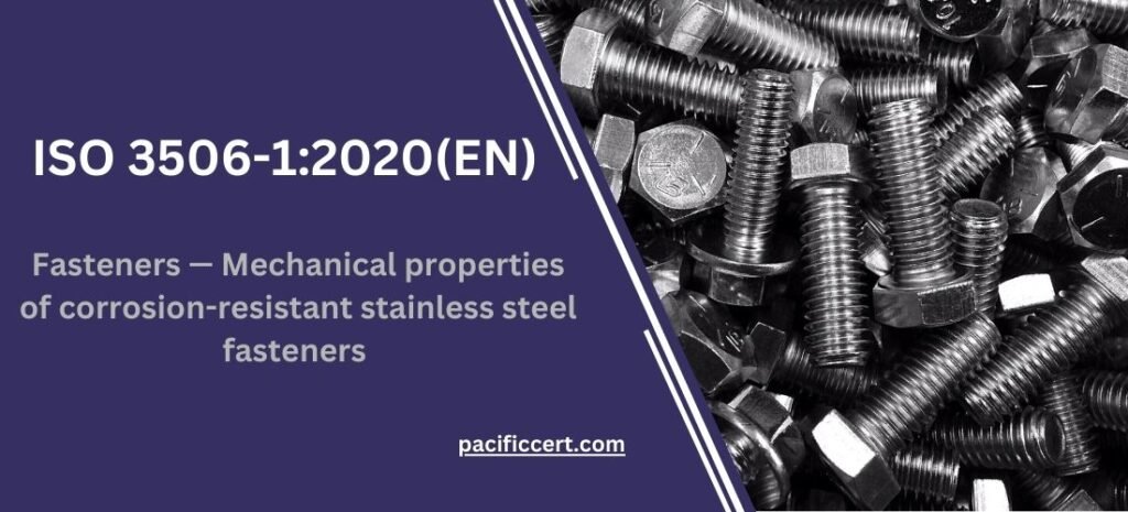 ISO 3506-1:2020 Fasteners