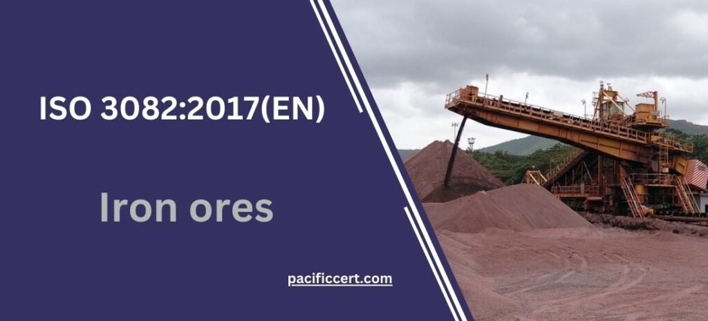 ISO 3082:2017 Iron ores 