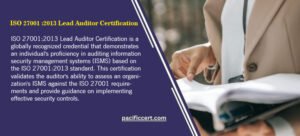 ISO 27001 :2013 Lead Auditor Certification
