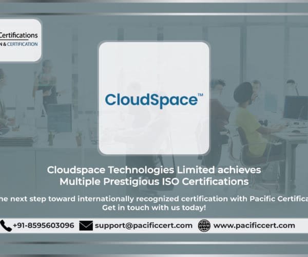 Cloudspace&nbsp;Technologies Limited Achieves Multiple Prestigious ISO Certifications