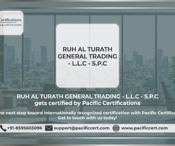 RUH AL TURATH GENERAL TRADING – L.L.C – S.P.C Receives ISO 22000:2018 Certification